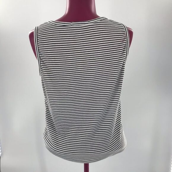 Caution To The Wind Knotted Striped Tank - Picture 3 of 5